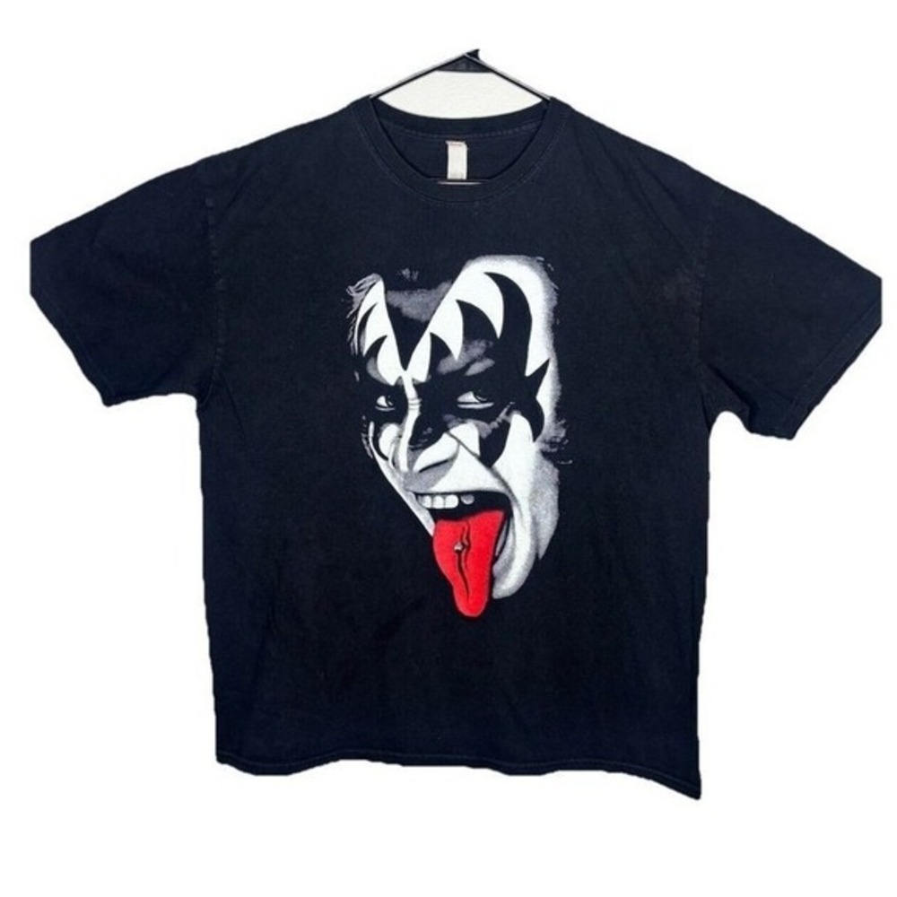 KISS Gene Simmons Vintage 90s Graphic T Shirt Mens Size XL Rock Concert